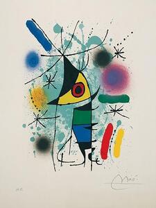 Druk artystyczny The Singing Fish, Joan Miró