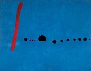 Druk artystyczny Blue Ii, Joan Miró