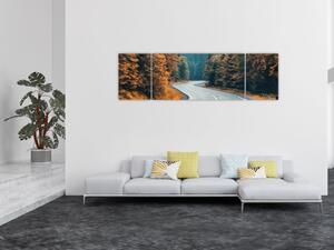 Obraz - Kręta droga (170x50 cm)