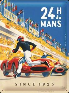 Metalowa tabliczka 24h du Mans - Racing Poster, (30 x 40 cm)