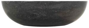 Umywalka, 40 x 12 cm, marmurowa, czarna
