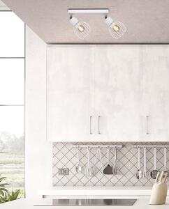 Podwójna listwa sufitowo-ścienna do kuchni K-4575 z serii MIKA WHITE