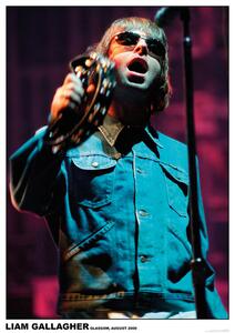 Plakat, Obraz Liam Gallagher - Oasis Glasgow 2000, (59.4 x 84.1 cm)