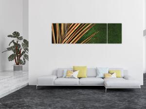 Obraz z liściem (170x50 cm)