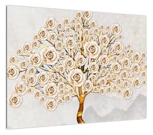 Obraz drzewa kwiatowego (70x50 cm)