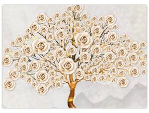 Obraz drzewa kwiatowego (70x50 cm)