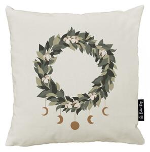 Poszewka na poduszkę ze świątecznym motywem 45x45 cm Festive Wreath – Butter Kings