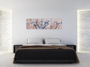 Obraz jagód na krzaku (170x50 cm)