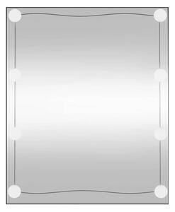 Lustro Åcienne z LED, 50x60 cm, szklane, prostokÄ tne