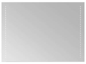 Lustro łazienkowe LED przezroczysty 70 x 50 cm szkło hartowane