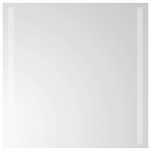 Lustro łazienkowe LED przezroczysty 50 x 50 cm szkło hartowane