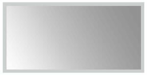 Lustro łazienkowe LED przezroczysty 60 x 30 cm szkło hartowane