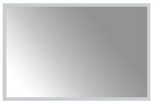 Lustro łazienkowe LED przezroczysty 60 x 40 cm szkło hartowane