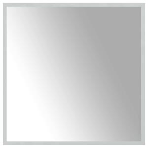 Lustro łazienkowe LED przezroczysty 60 x 60 cm szkło hartowane