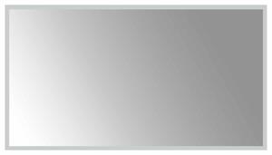 Lustro łazienkowe LED przezroczysty 90 x 50 cm szkło hartowane