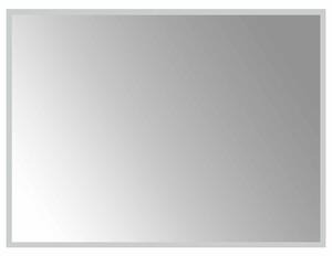 Lustro łazienkowe LED przezroczysty 80 x 60 cm szkło hartowane