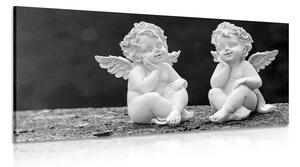 Obraz para małych aniołków w wersji czarno-białej