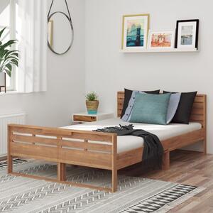 Rama łóżka z litego drewna tekowego, 120 x 200 cm