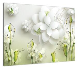 Obraz z kwiatami (70x50 cm)
