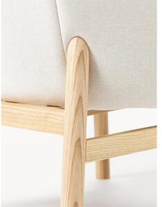 Fotel wypoczynkowy z drewnianymi nogami Dale