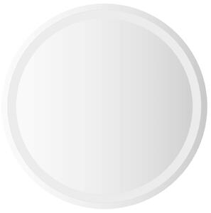 Lustro łazienkowe LED przezroczysty Ø 60 cm szkło hartowane