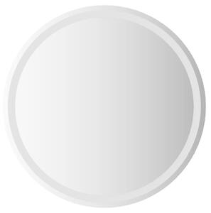 Lustro łazienkowe LED przezroczysty Ø 70 cm szkło hartowane