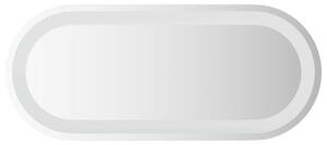 Lustro łazienkowe LED przezroczysty 70 x 30 cm szkło hartowane