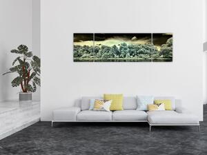 Obraz akwenu wodnego (170x50 cm)