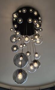 Gigantyczna, nietypowa lampa wisząca na antresolę KP-20 z serii ROTUNDA