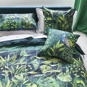 Poszewka na poduszkę dekoracyjną Designers Guild Arjuna Leaf Viridian OUTLET
