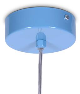 Stylowa, dekoracyjna, niebieska lampa wisząca KP-21 z serii KAPELUSZ
