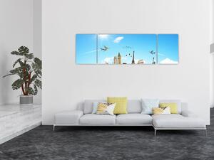 Obraz - Podróże (170x50 cm)