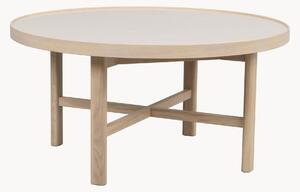 Okrągły stolik kawowy z drewna dębowego Marsden, Ø 90 cm
