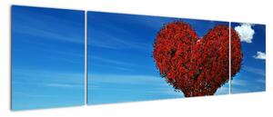 Obraz - Serce z drzewa (170x50 cm)