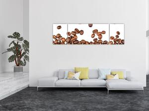 Obraz - Ziarna kawy (170x50 cm)