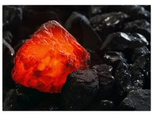 Obraz - świecący minerał (70x50 cm)