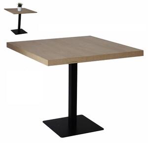Stolik okolicznościowy kawowy 80cm x 80cm blat 36mm Loft industrial kod 1611