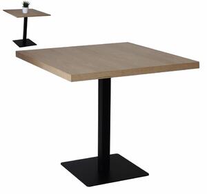 Stolik okolicznościowy kawowy 70cm x 70cm blat 36mm Loft industrial kod 1610