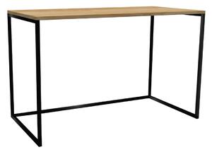 Biurko Lilia minimialistyczne loftowe industrialne drewno metal Lilly