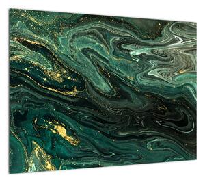 Obraz - Zielony marmur (70x50 cm)