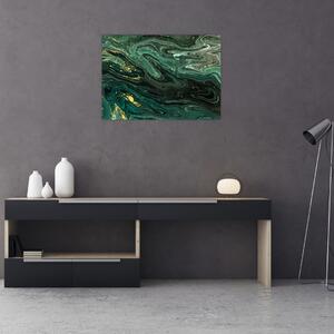 Obraz - Zielony marmur (70x50 cm)