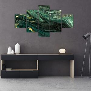 Obraz - Zielony marmur (125x70 cm)