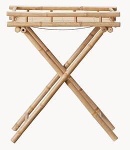 Ogrodowy stolik pomocniczy z drewna bambusowego Mandisa