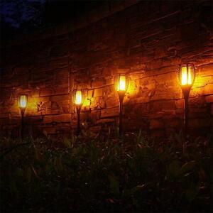 Lampa ogrodowa solarna LED flame płomień, Rodzaj: 96 LED