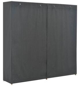 Szafa, szara, 200x40x170 cm, materiaÅowa