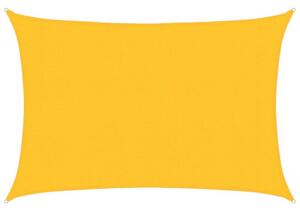 Żagiel przeciwsłoneczny, 160 g/m², żółty, 3x5 m, hdpe