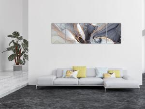 Obraz - Szary marmur (170x50 cm)