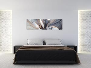 Obraz - Szary marmur (170x50 cm)