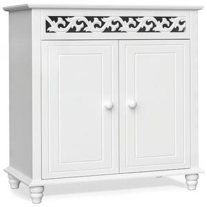 Komoda JERSEY, 76 x 65 x 35cm, biała Casaria