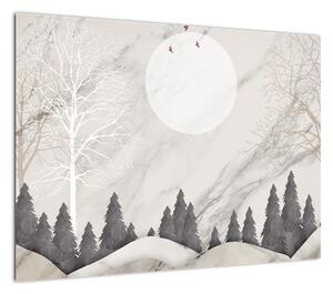 Obraz - Zimowy krajobraz (70x50 cm)